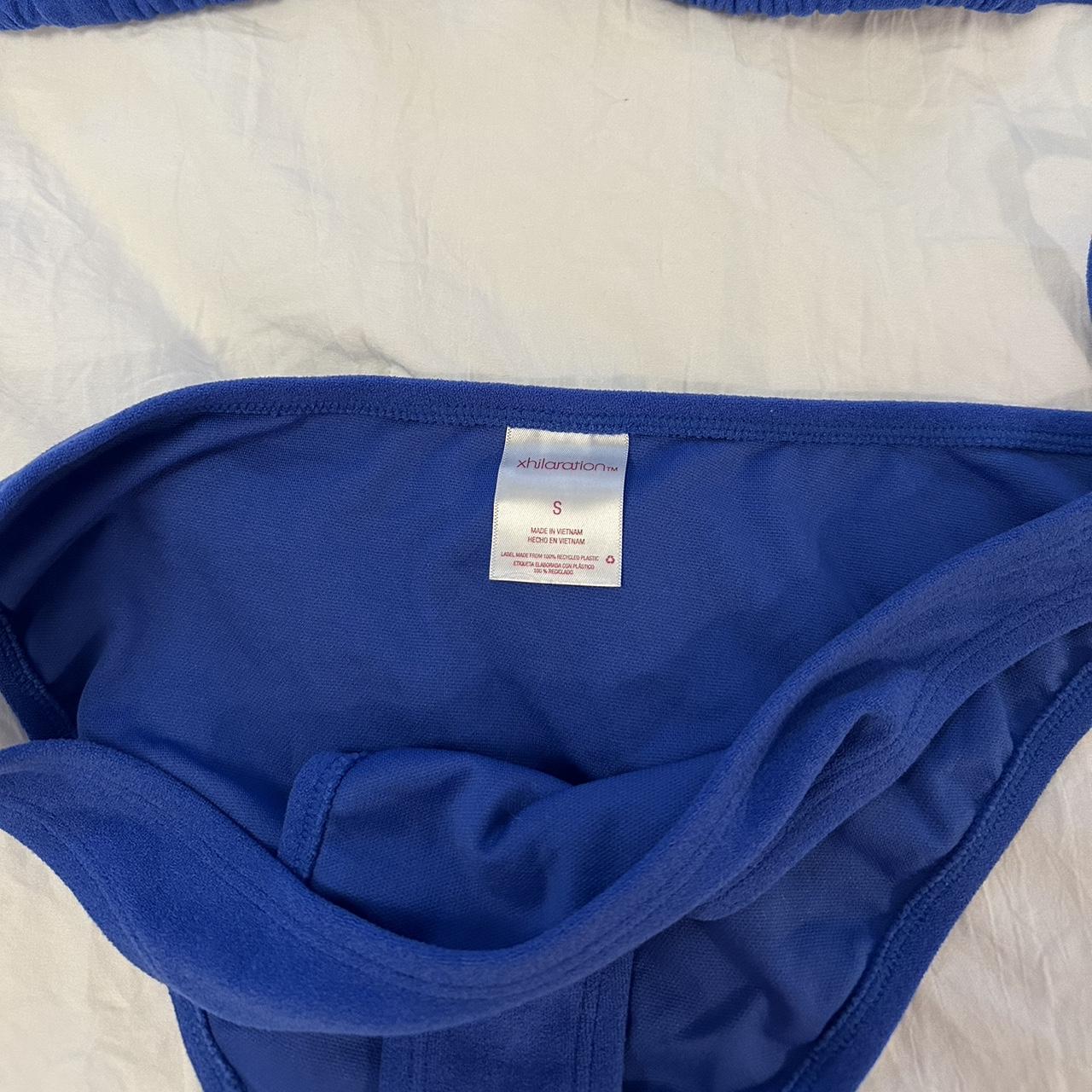 Frankies Bikinis Women's Blue Bikinis-and-tankini-sets | Depop