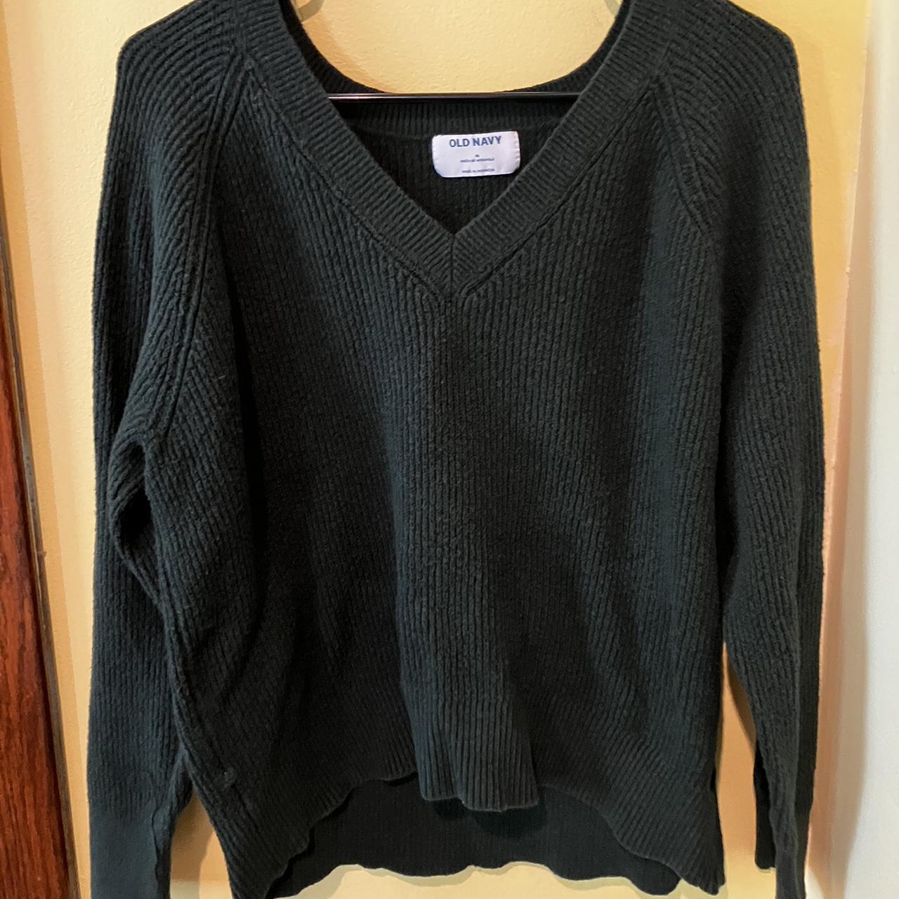 Emerald green Old Navy sweater #sweater #fall... - Depop