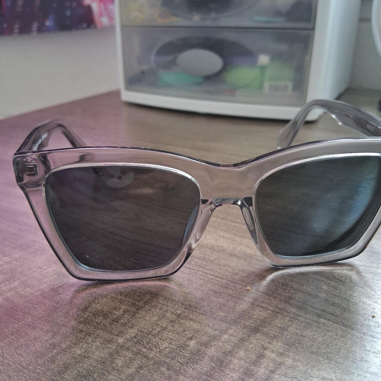 DIFF Women's Sunglasses - Grey/Silver – DIFF clea… - image 1