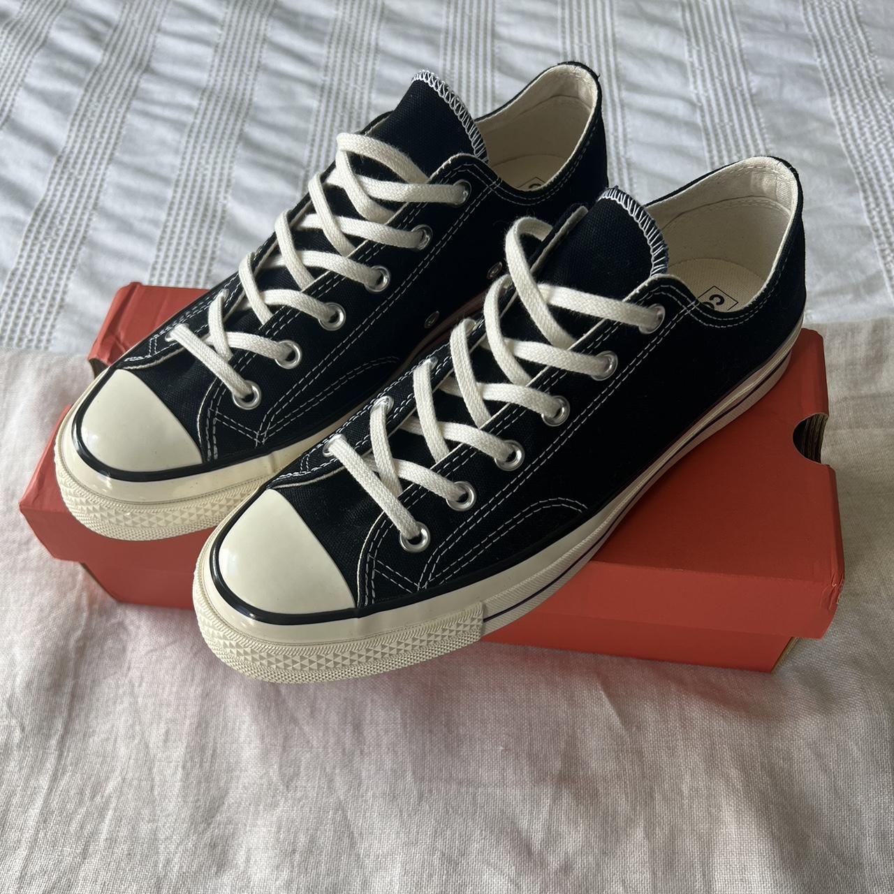 CONVERSE CHUCK 70 LOW - BLACK - UK8 A pair of brand... - Depop