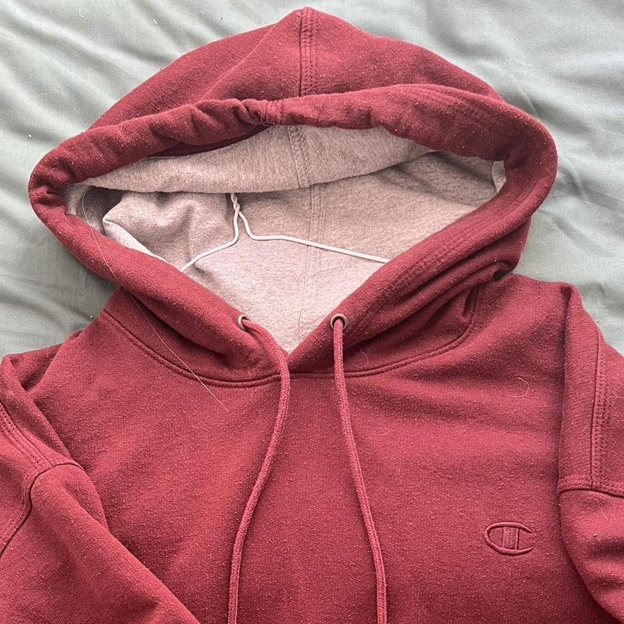 Champion hoodie sales womens red