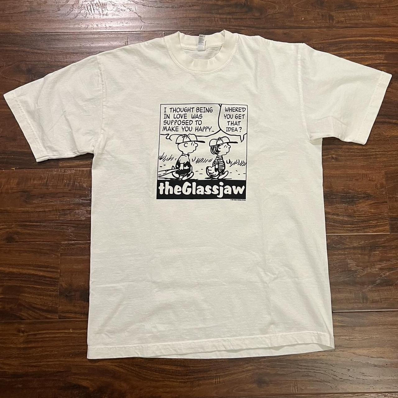 Glassjaw Band Tee Charlie Brown Graphic screen... Depop