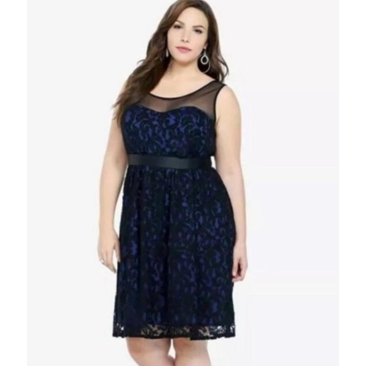 Torrid purple hotsell lace dress