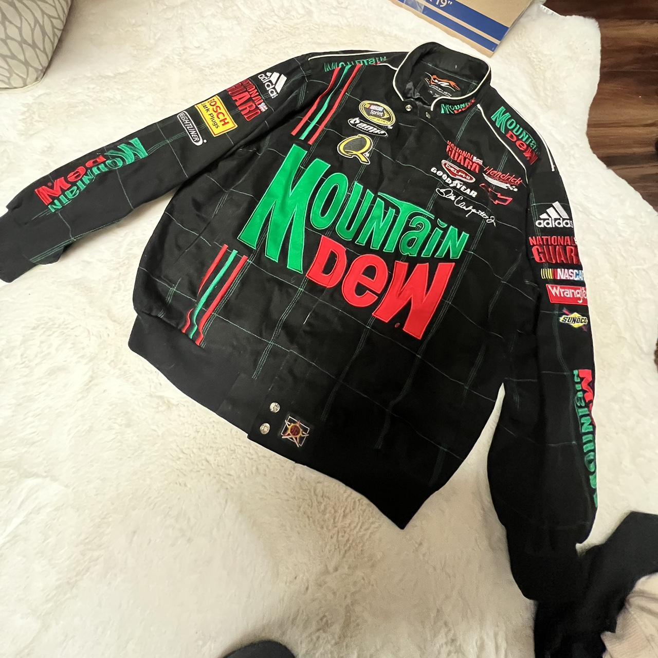 Vintage 80s NASCAR Daytona Graphic Jacket Winston - Depop