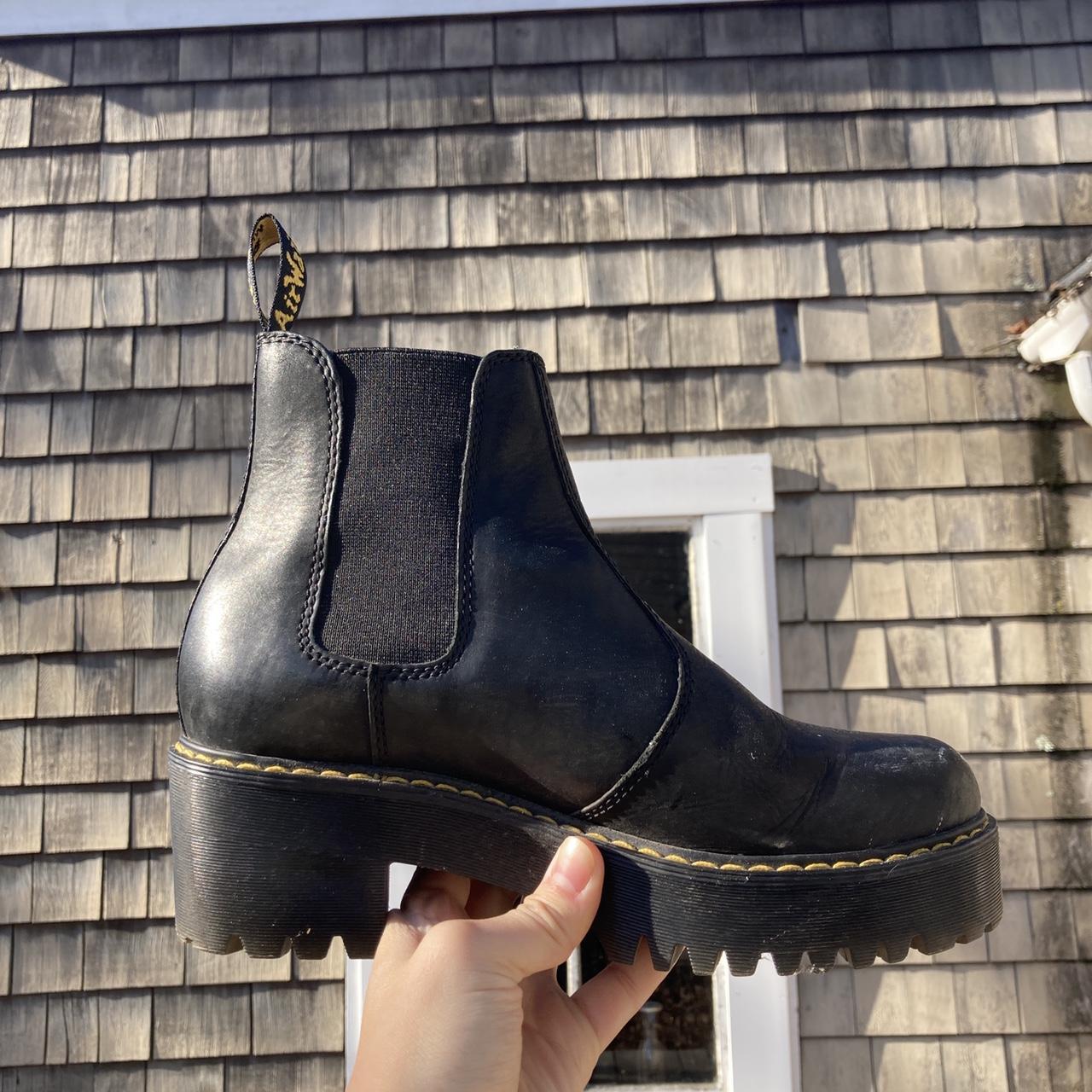 rometty platform chelsea boots