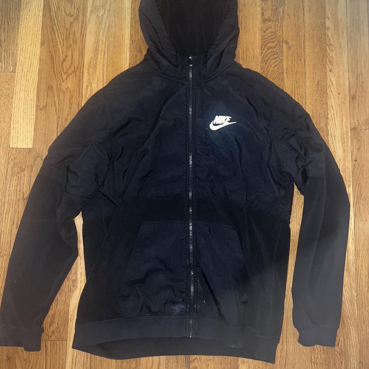mens nike jacket black