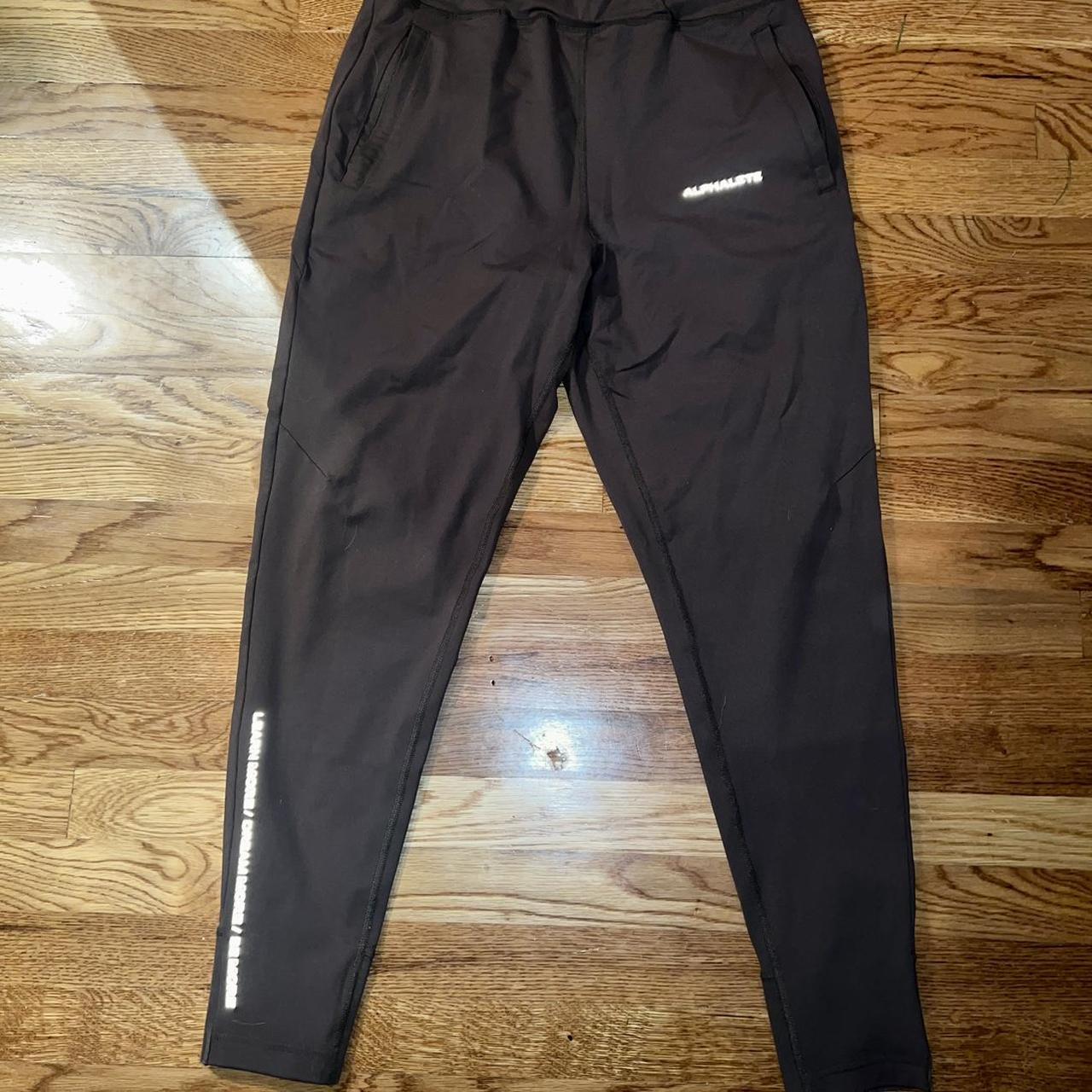 Alphalete joggers. Mens. Size M. Dark brownish grey... Depop