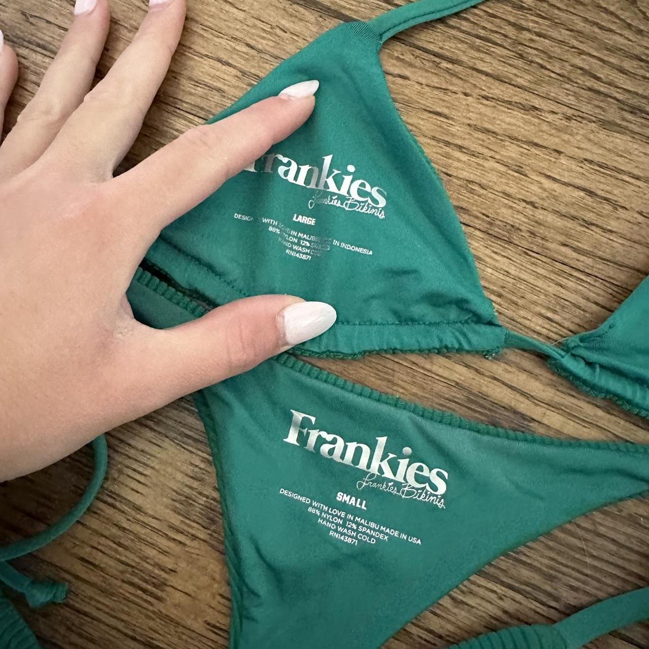 Frankies Bikinis Women S Green Bikinis And Tankini Sets Depop