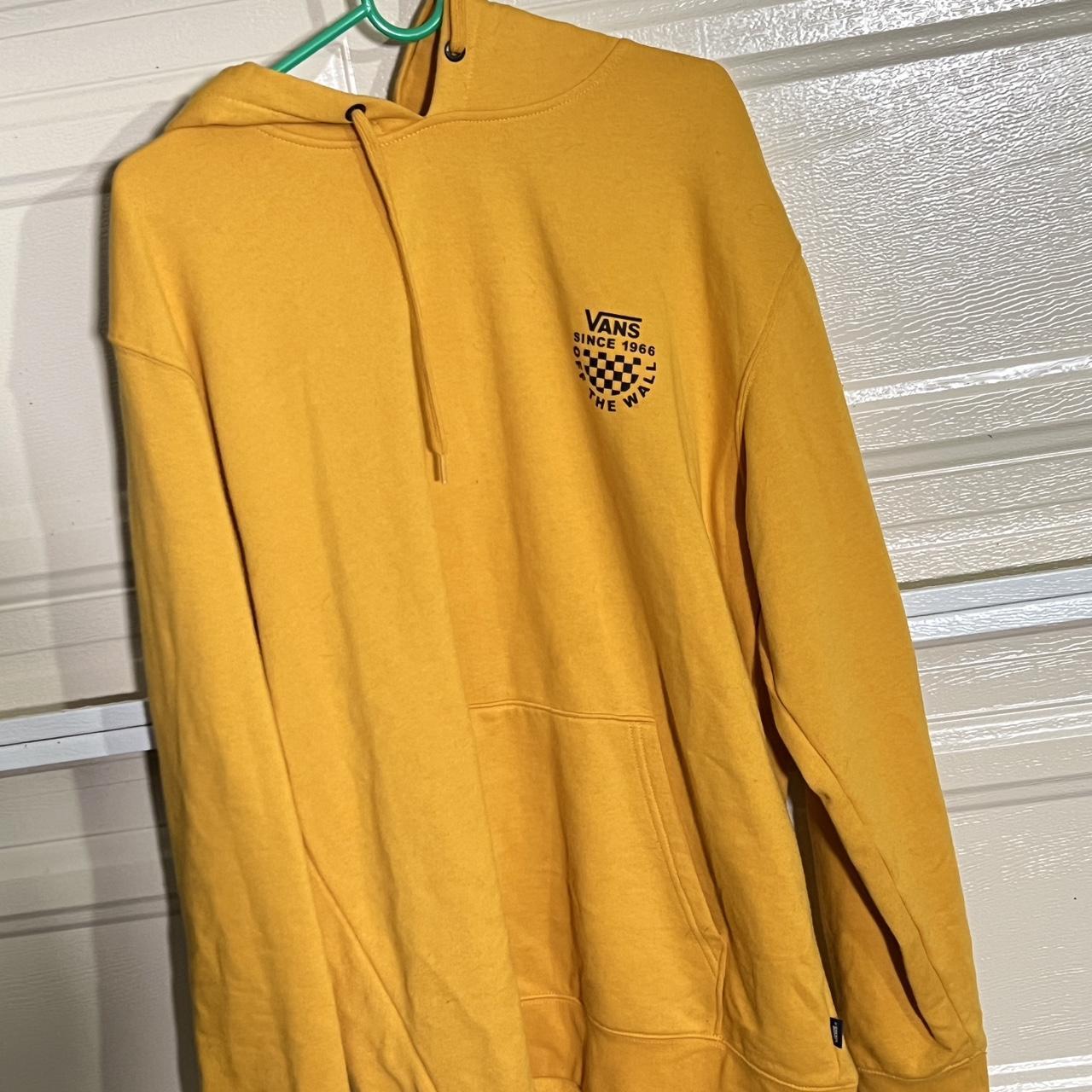 Vans Men's Yellow Sweatshirt Depop