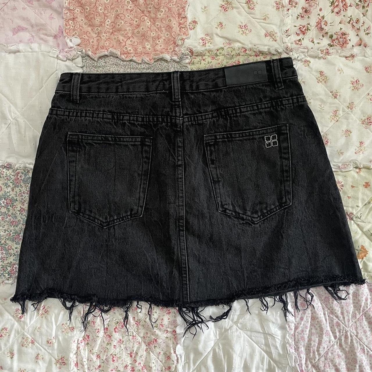 Sasha A Line Mini Black Denim Skirt Insight Denim Depop 1635