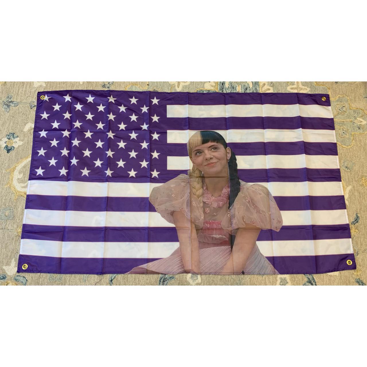 Melanie Martinez Purple American USA Flag Crybaby... - Depop