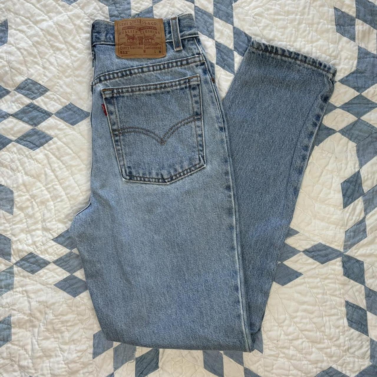 Vintage Levi’s 512 jeans Medium light wash 512... - Depop
