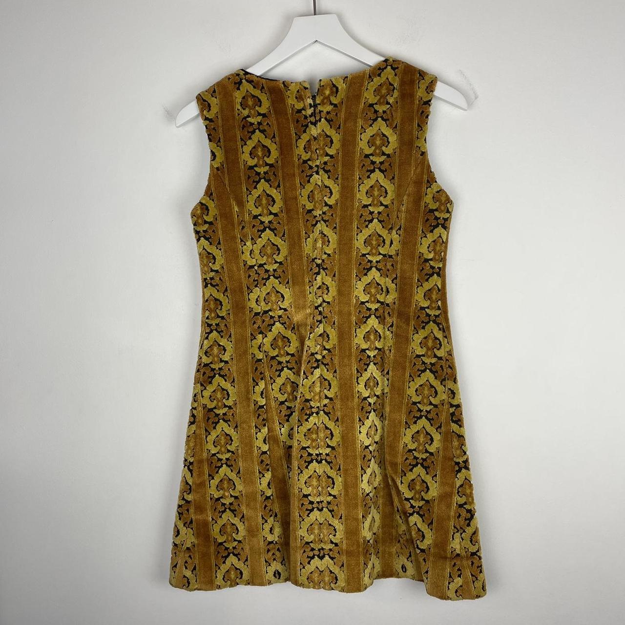 Vintage Louis Vuitton 60's Gold Brocade Sculpted - Depop