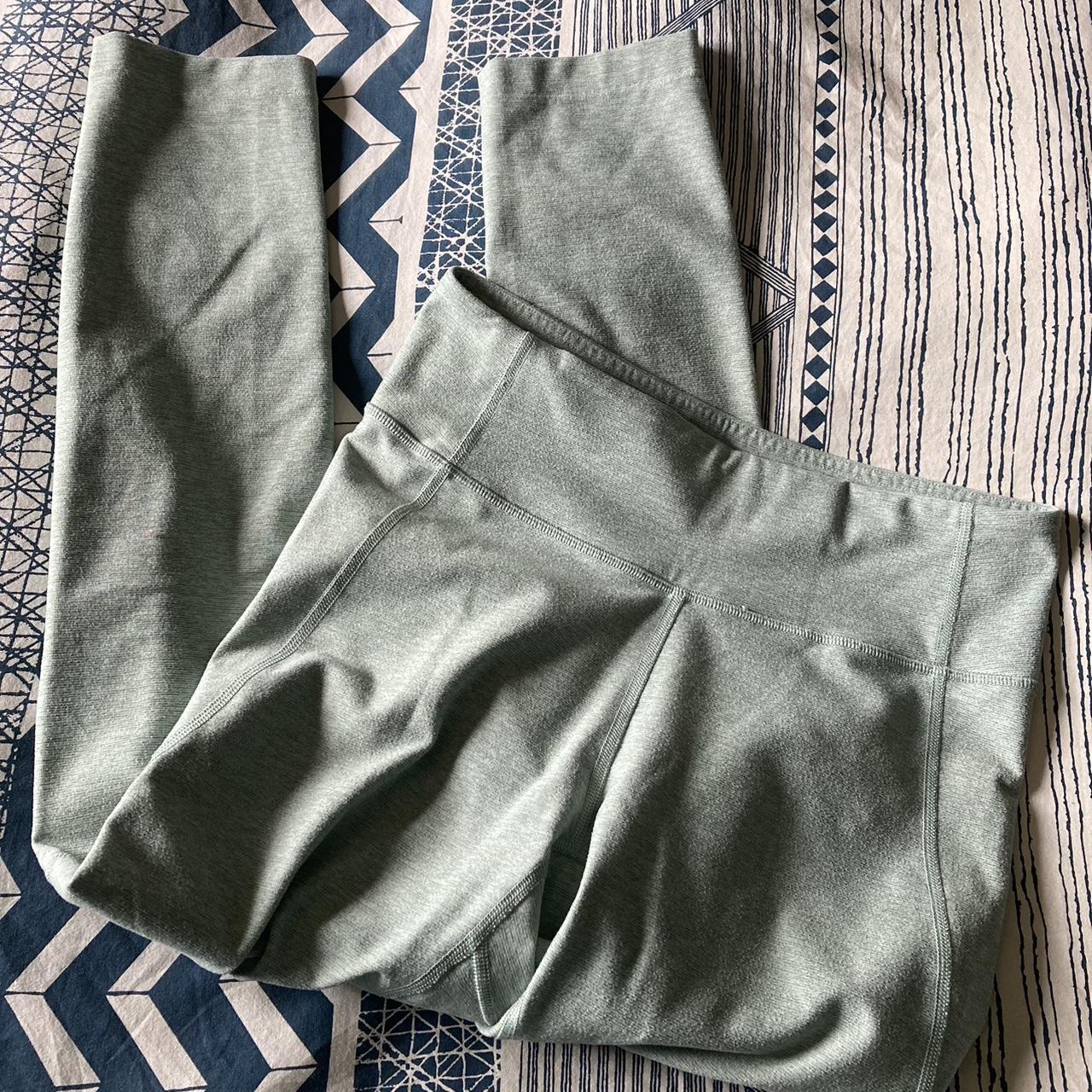 Outdoor Voices very pale green leggings, size small.... Depop