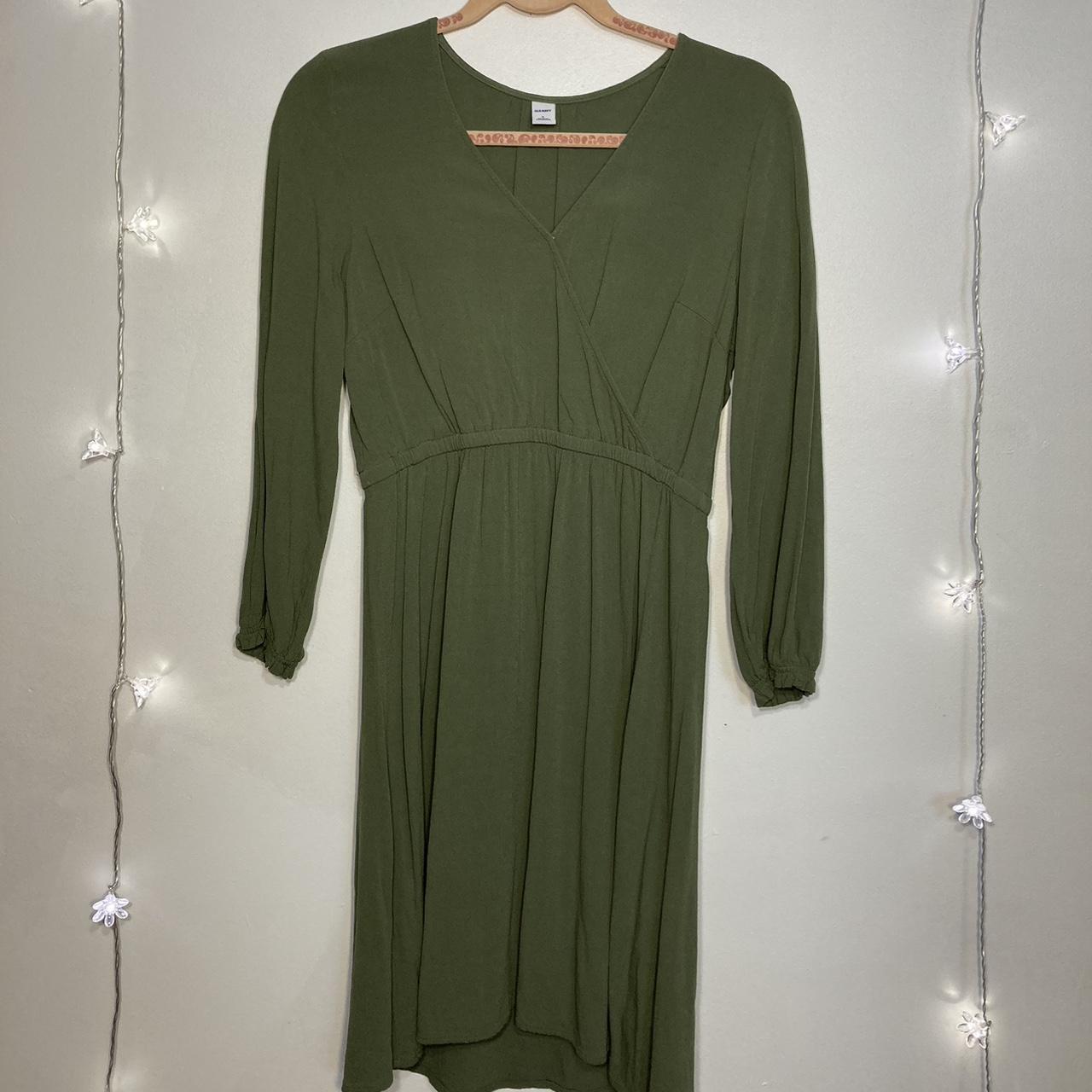 Old Navy Women's Green Dress | Depop