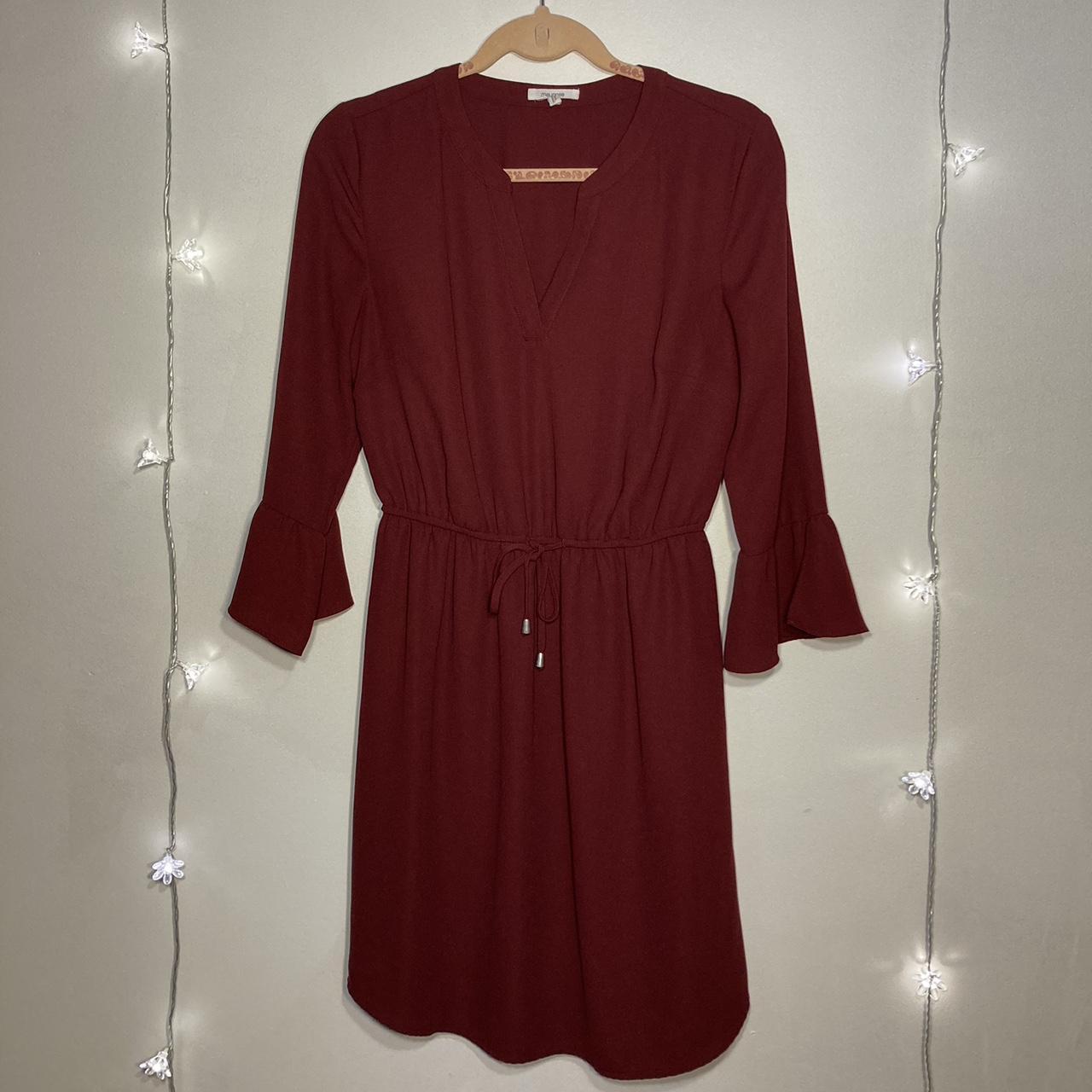 Maurices 2024 maroon dress