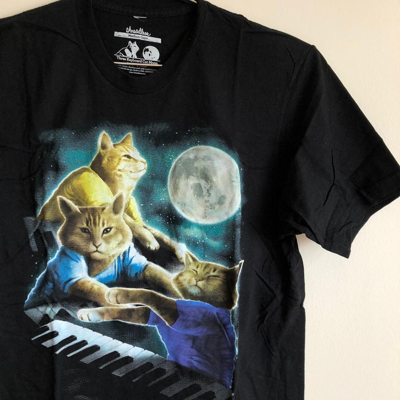 three keyboard cat moon