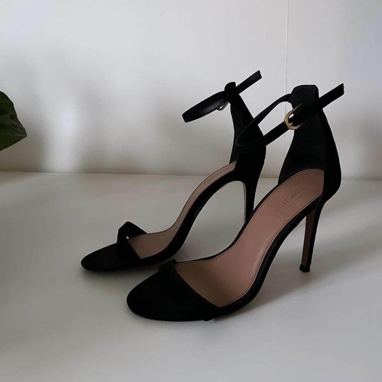 topshop silver heels