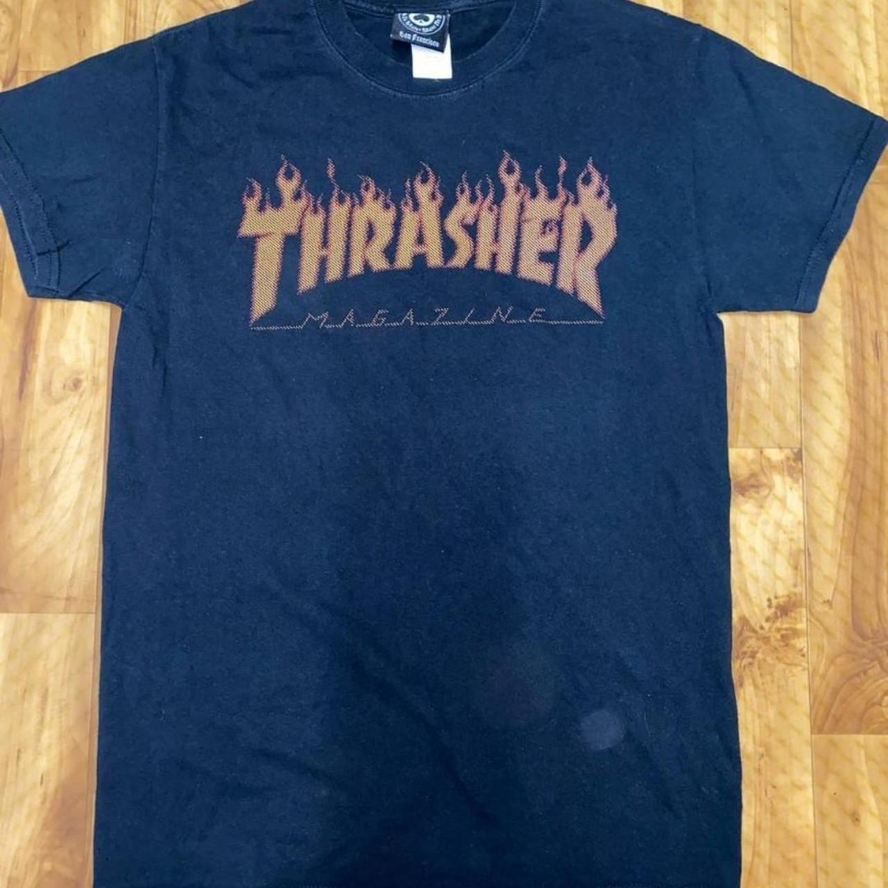 Official Retro Thrasher magazine graphic T-shirt... - Depop