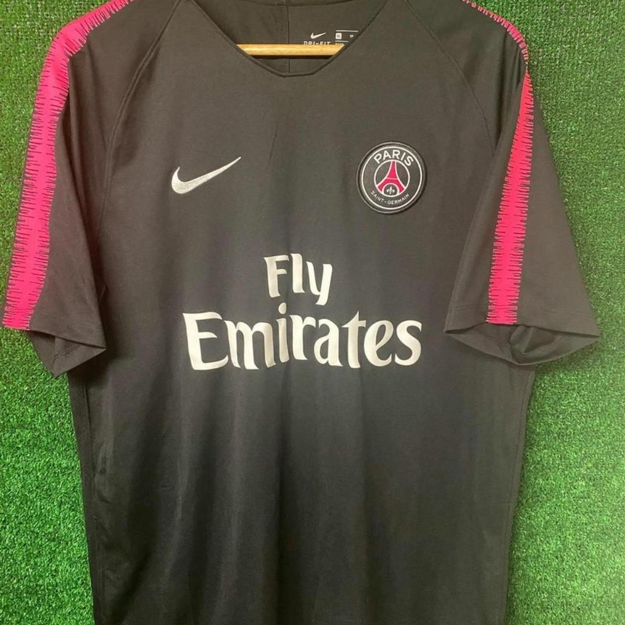 Nike Psg Paris Saint Germain Training Top Jersey - Depop