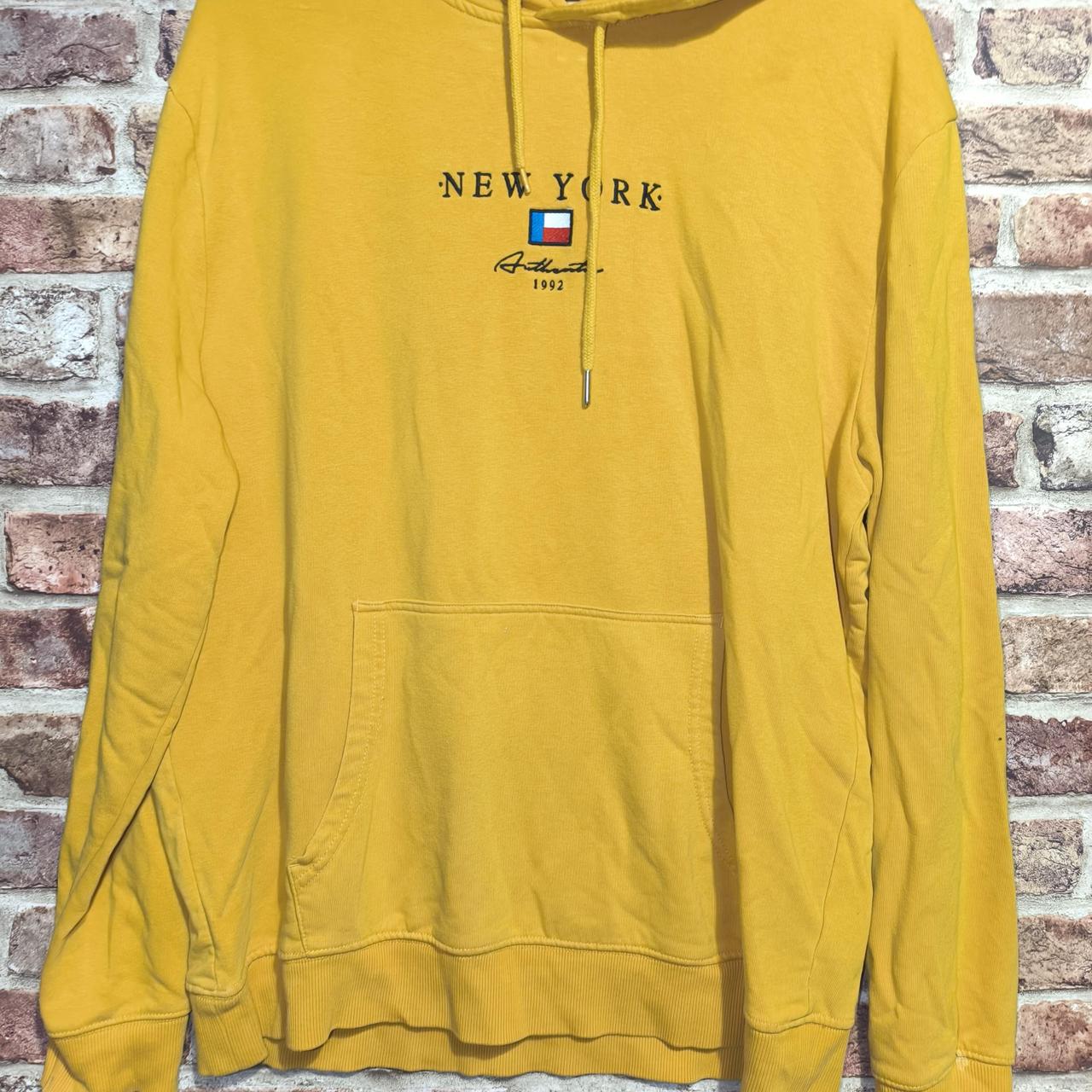 New look new York mustard yellow hoodie in very. Depop