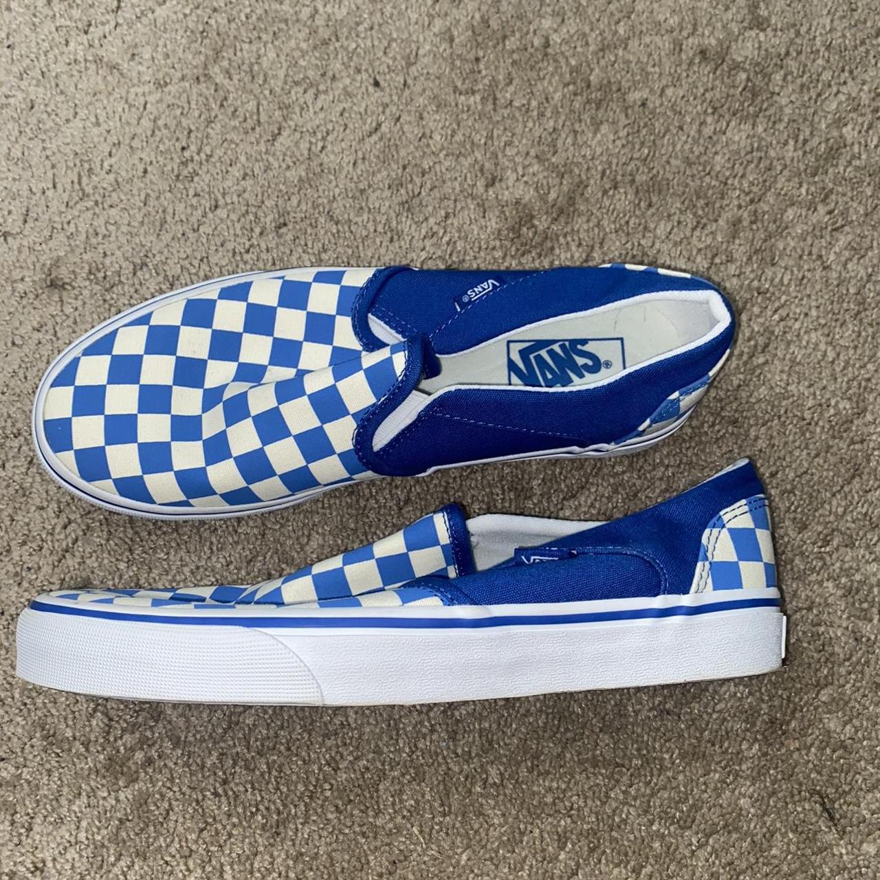 Blue vans outlet slides