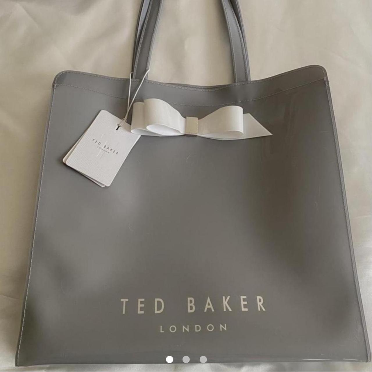 Grey Ted Baker Tote Bag * ted baker london bag with... - Depop