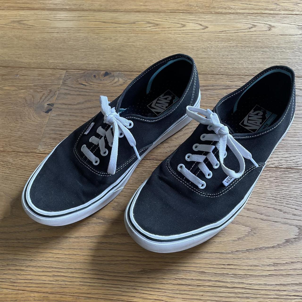 Vans Black. Comfy Cush. Mens uk 11 Only worn a few... - Depop