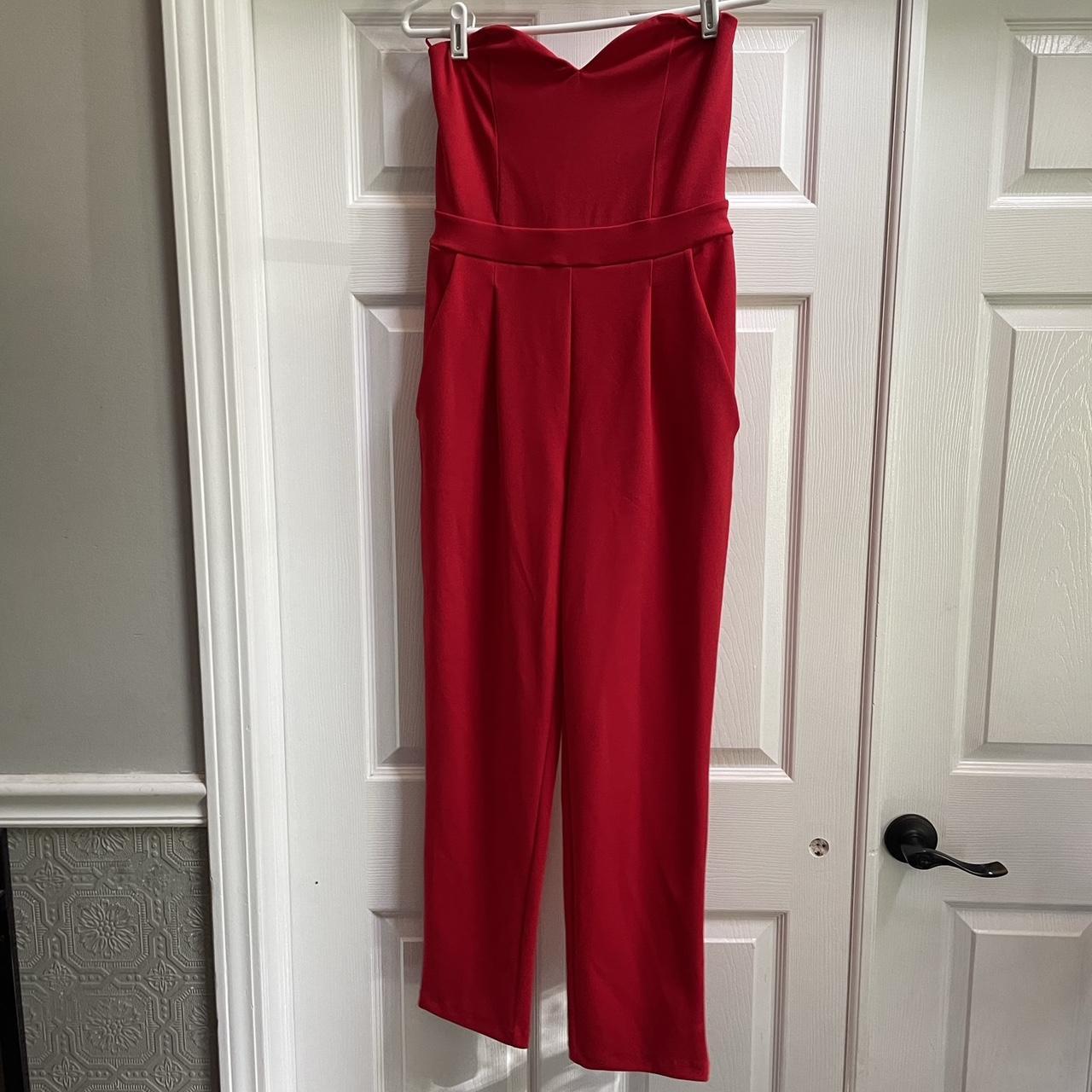 Express red jumpsuit Size 4