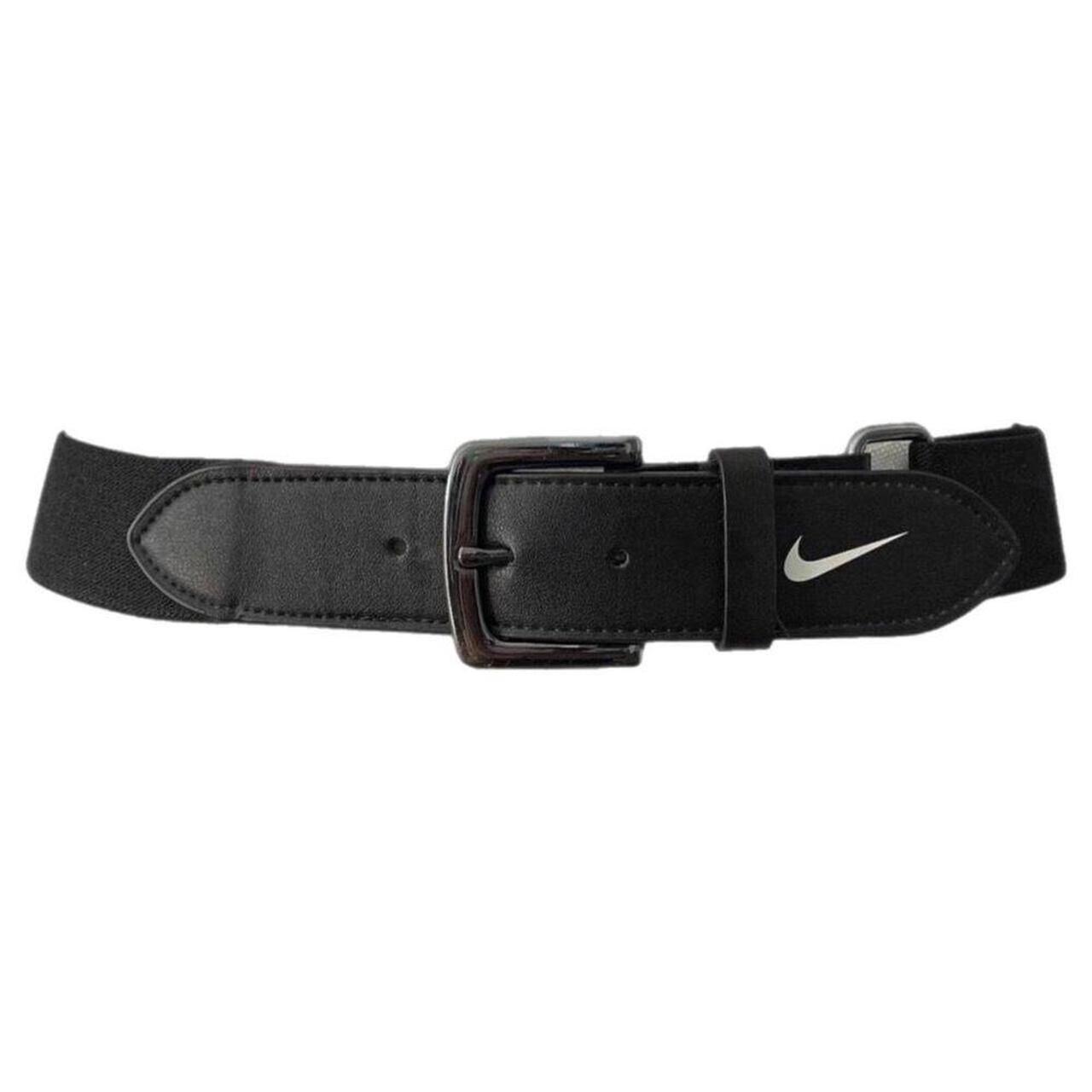 Black Nike Swoosh Belt sporty gym workout. Depop