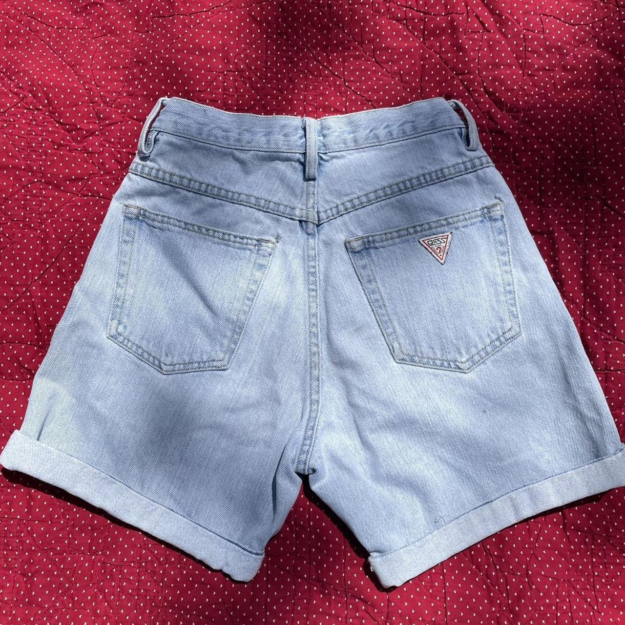 Guess Women's Bermuda Denim Shorts Blue Size 26