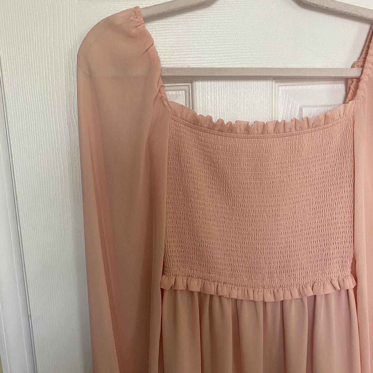 Aritzia Women's Pink Dress Depop