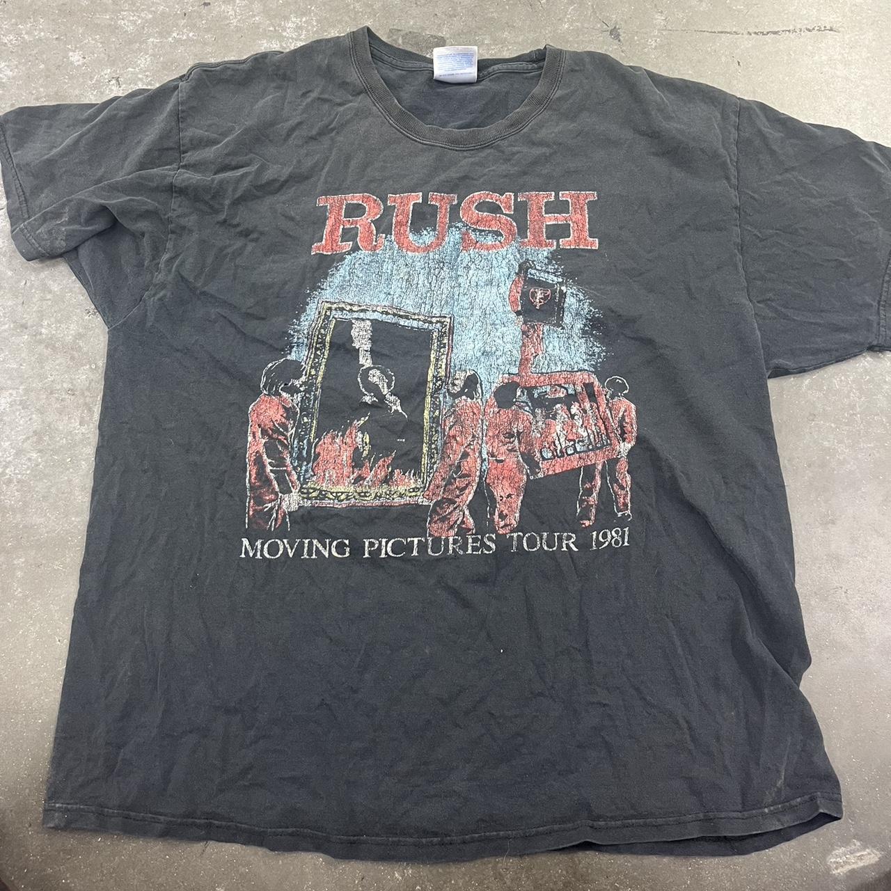 vintage rush band tee - Depop