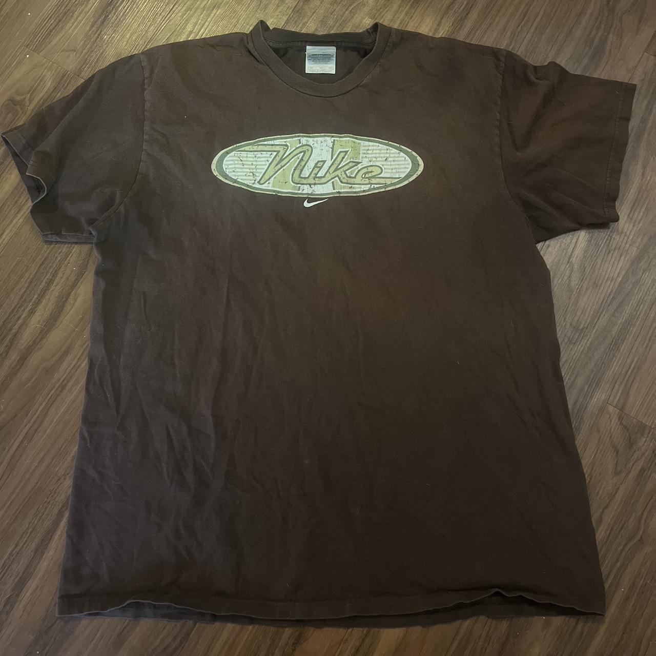 mens brown nike shirt