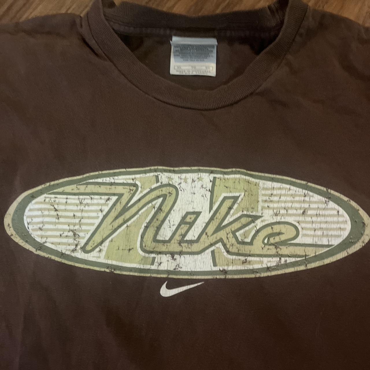 mens brown nike shirt