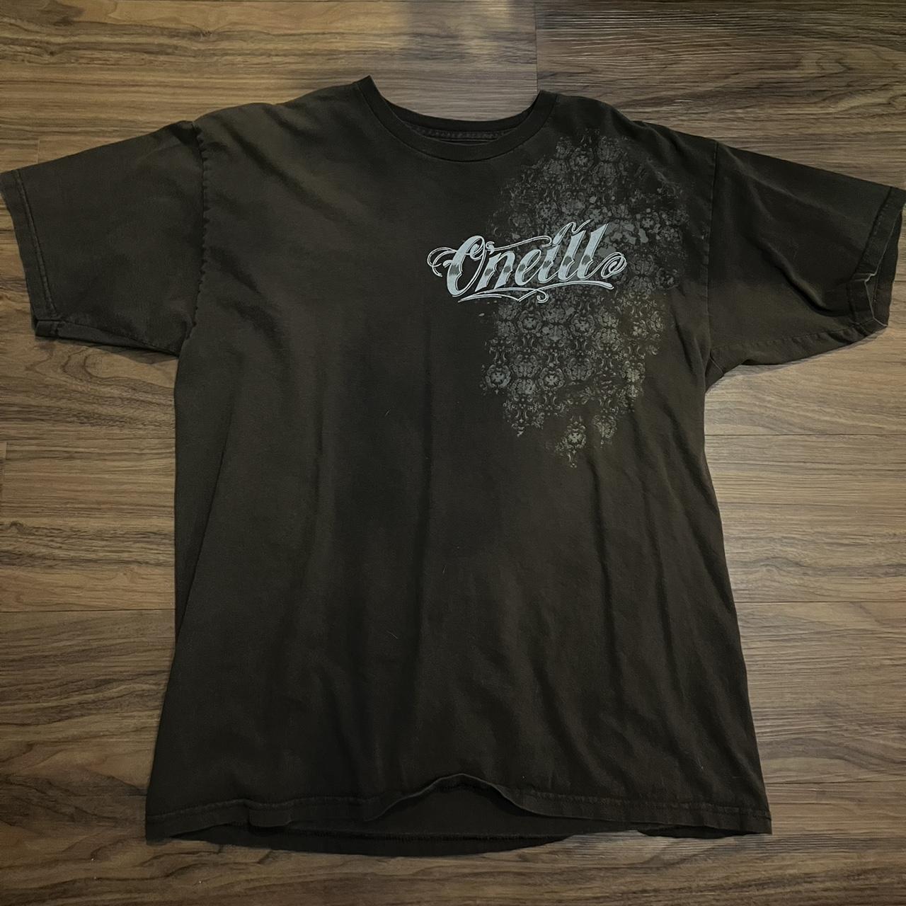 O'Neill Men's Brown and Khaki T-shirt