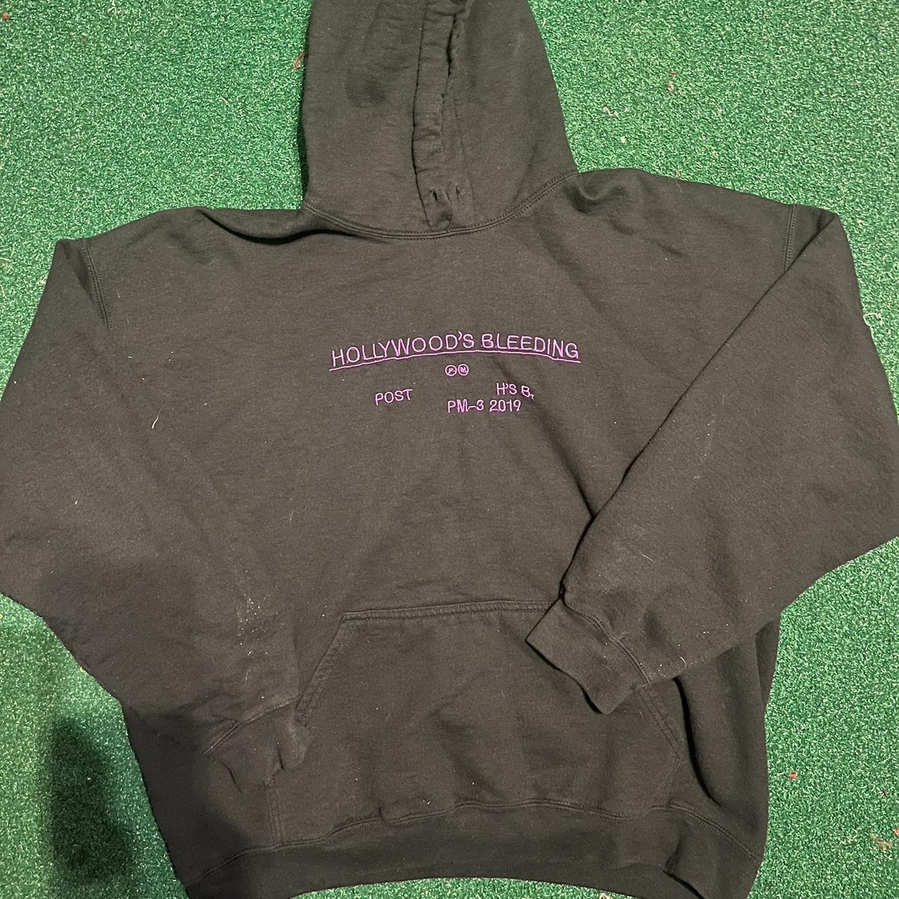 post malone hollywoods bleeding hoodie Depop