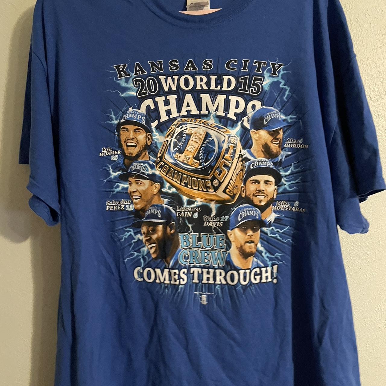 Kansas City Royals vintage World Series tee Size - Depop