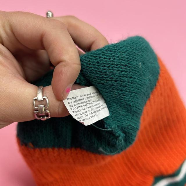 Miami Dolphins beanie Shipping $4.40 I pay - Depop