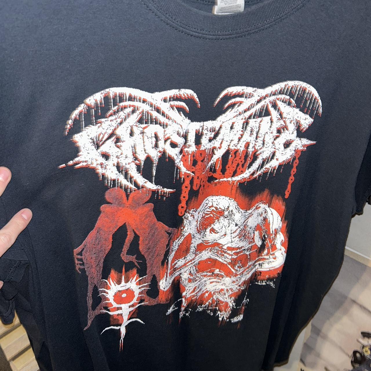 ghostemane tee from the tour he did with lil tracy - Depop