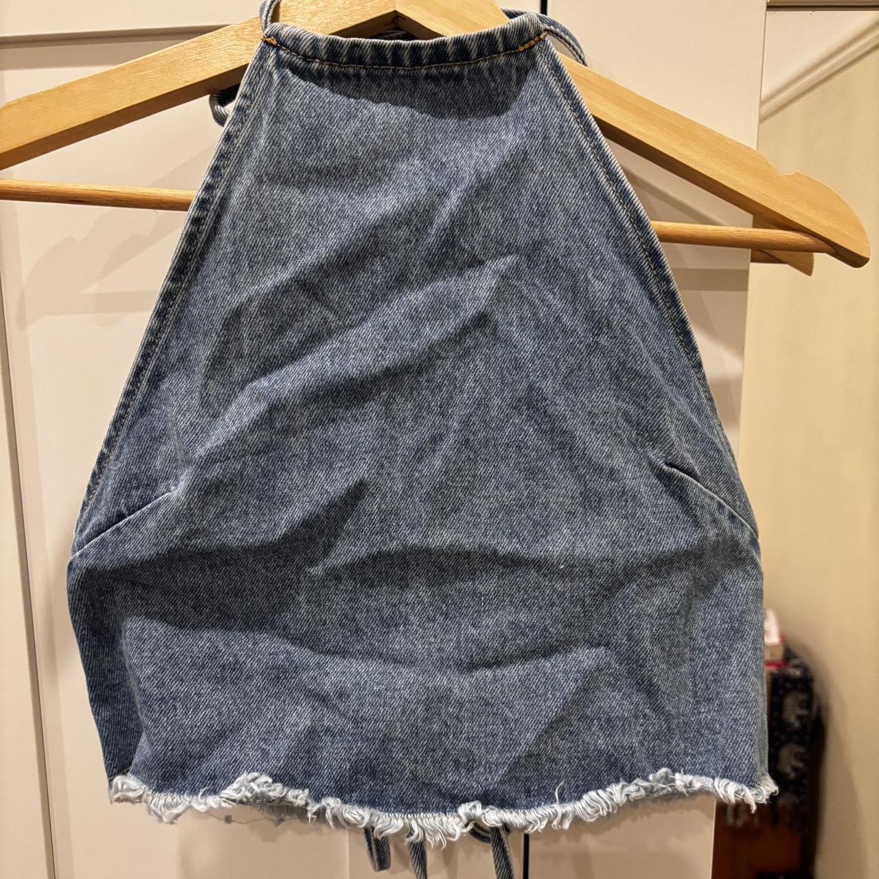 GLASSON DENIM TOP - Depop