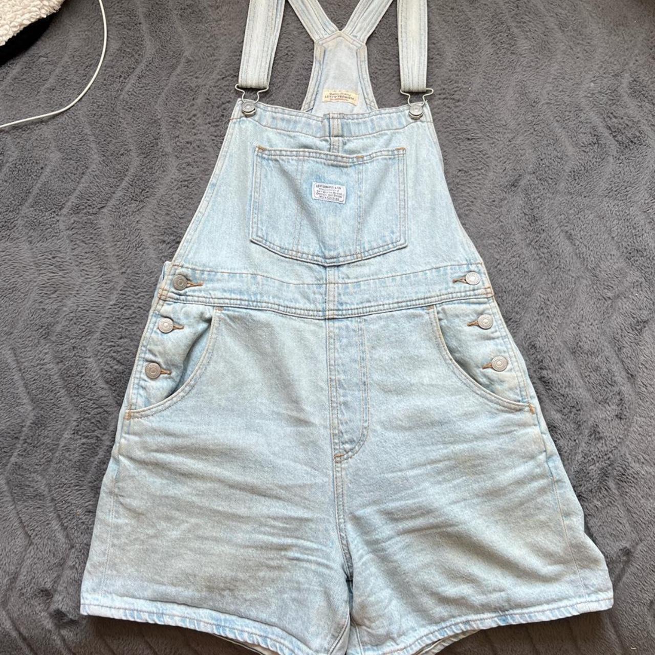 Levi’s x urban outfitters collab shortalls - bought... - Depop