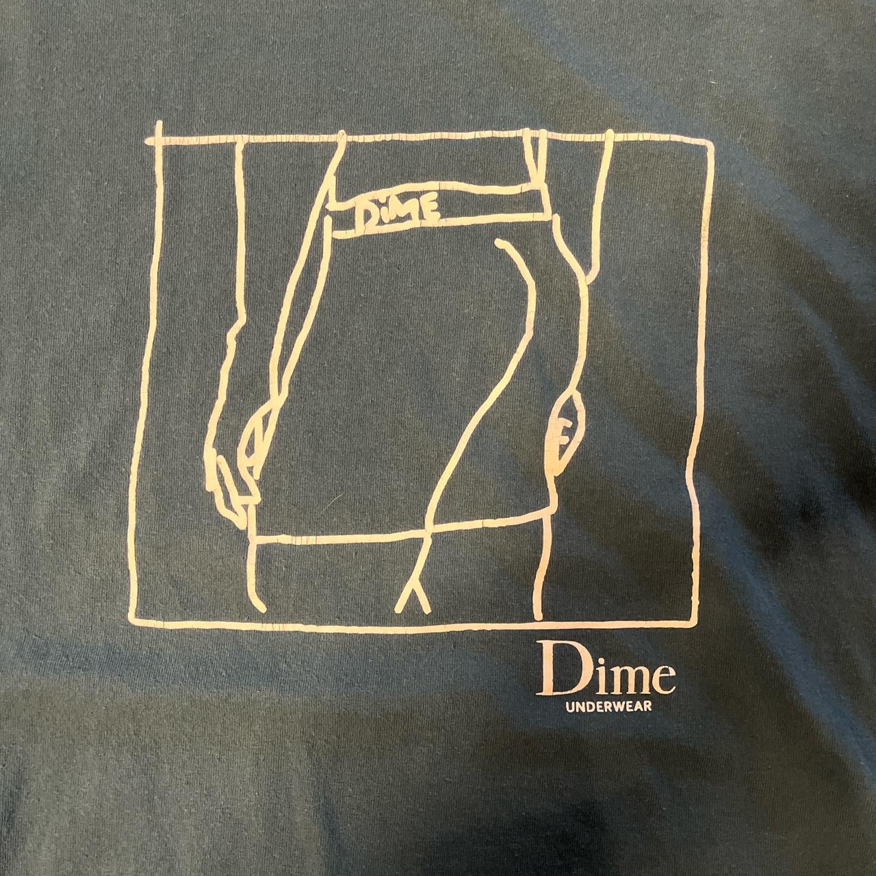 Dime Men's Navy T-shirt (2)