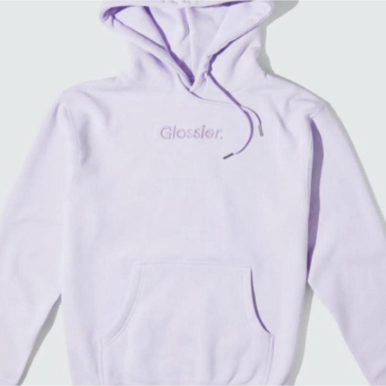 limited edition lavender / lilac glossier hoodie Depop