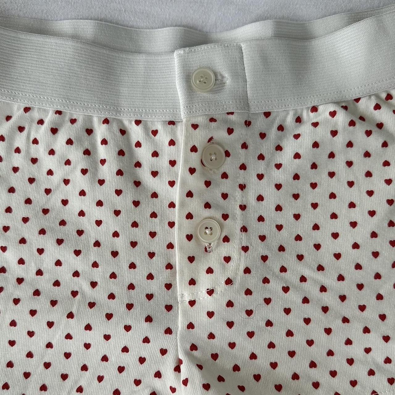 brandy melville heart boxer shorts variation no.... Depop