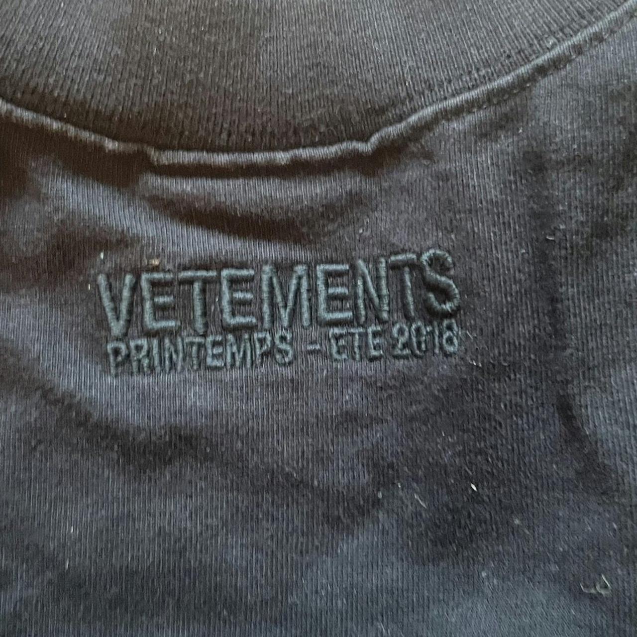 Vetements - The collection T shirt Medium but this | Depop