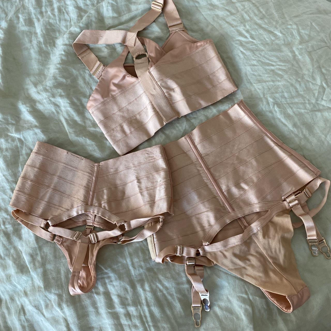 Honey Birdette Blair Nude set Bra 10B, xs brief,... - Depop