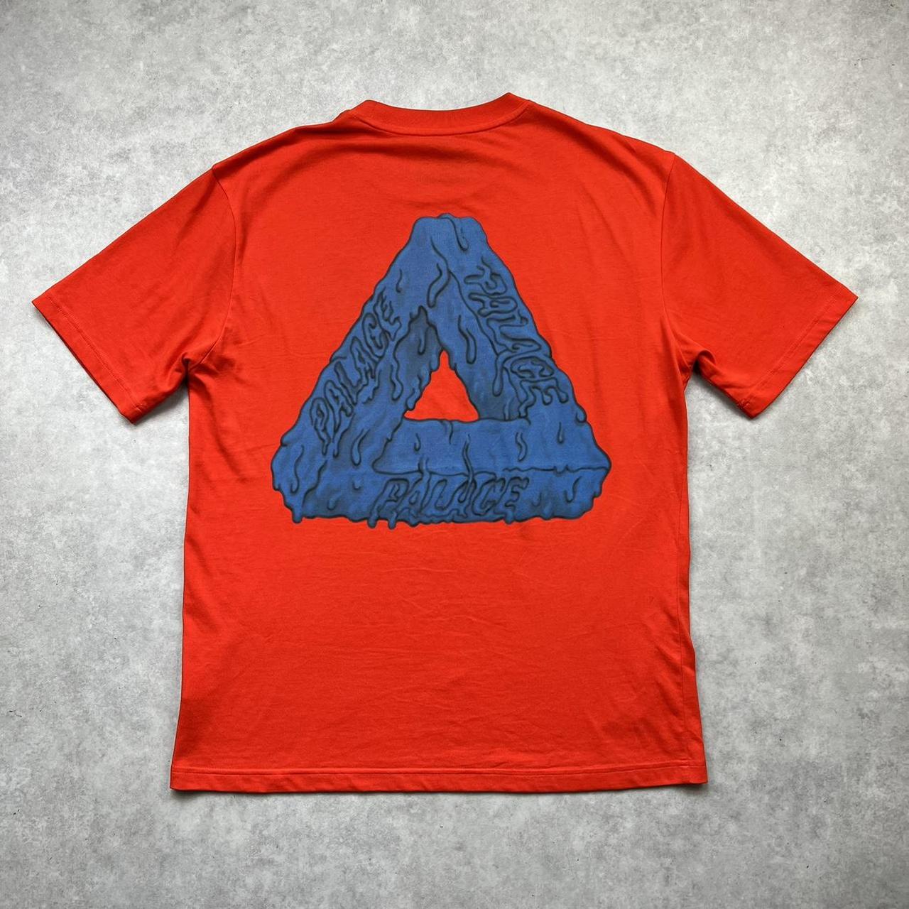 Palace Men's Red and Orange T-shirt | Depop