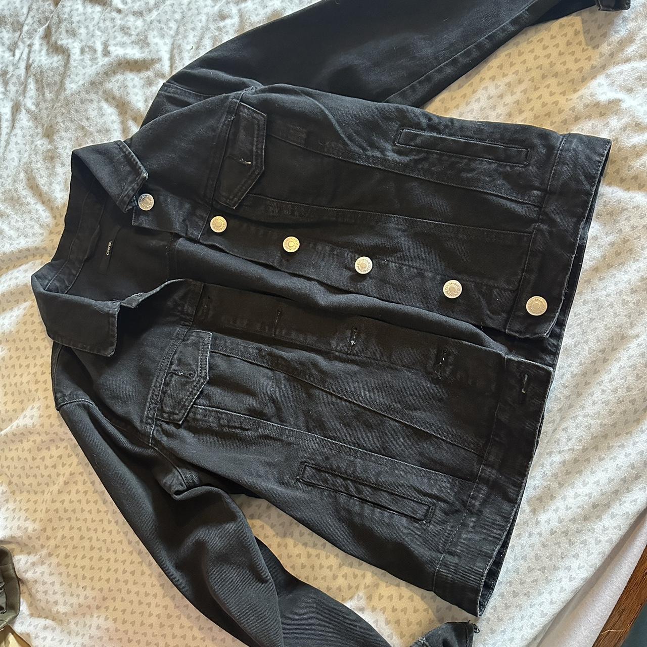 ASDA George black denim jacket size 10