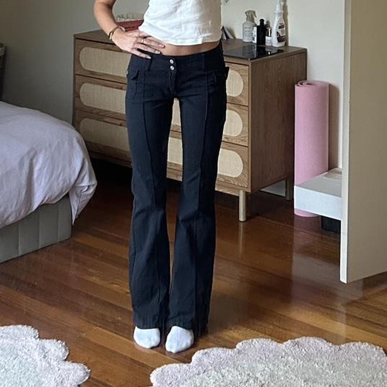 Brandy Melville Agatha Pants navy Very cute but... Depop
